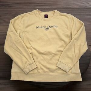 Notre Dame Fighting Irish Crewneck Adult L Yellow‎ Gear for Sports Sweatshirt